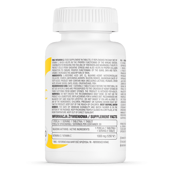 OstroVit-Vitamin-C-30-tabs-sudetis
