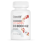 OstroVit-Vitamin-D3-8000-IU-K2-60-tabs-kaina