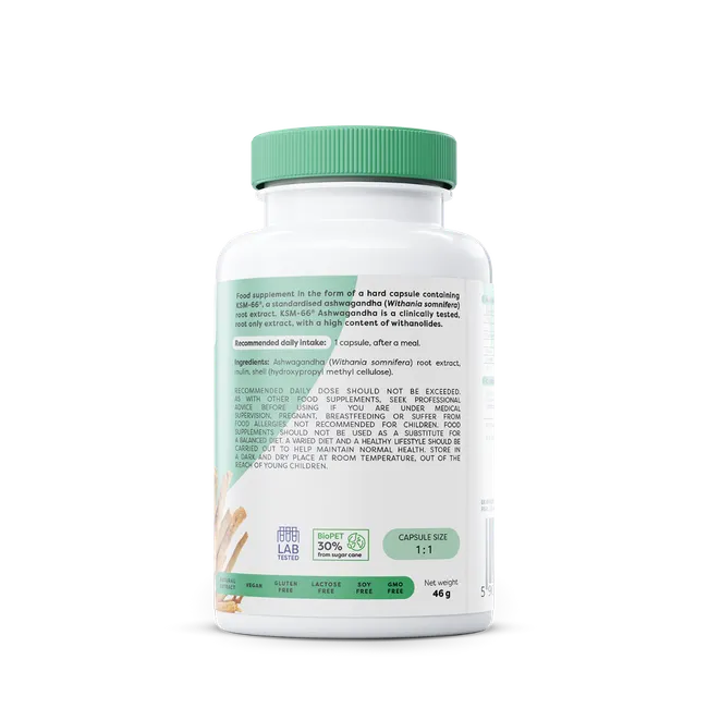 Osavi Ashwagandha KSM-66® 200 mg – 120 Vegan Capsules