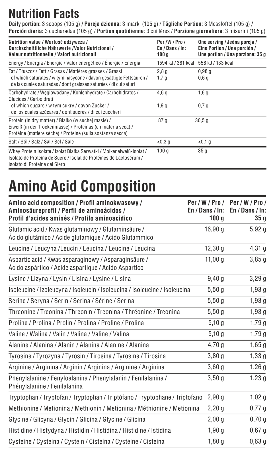 7Nutrition Natural Whey Isolate 90 2000 g (natural flavor)