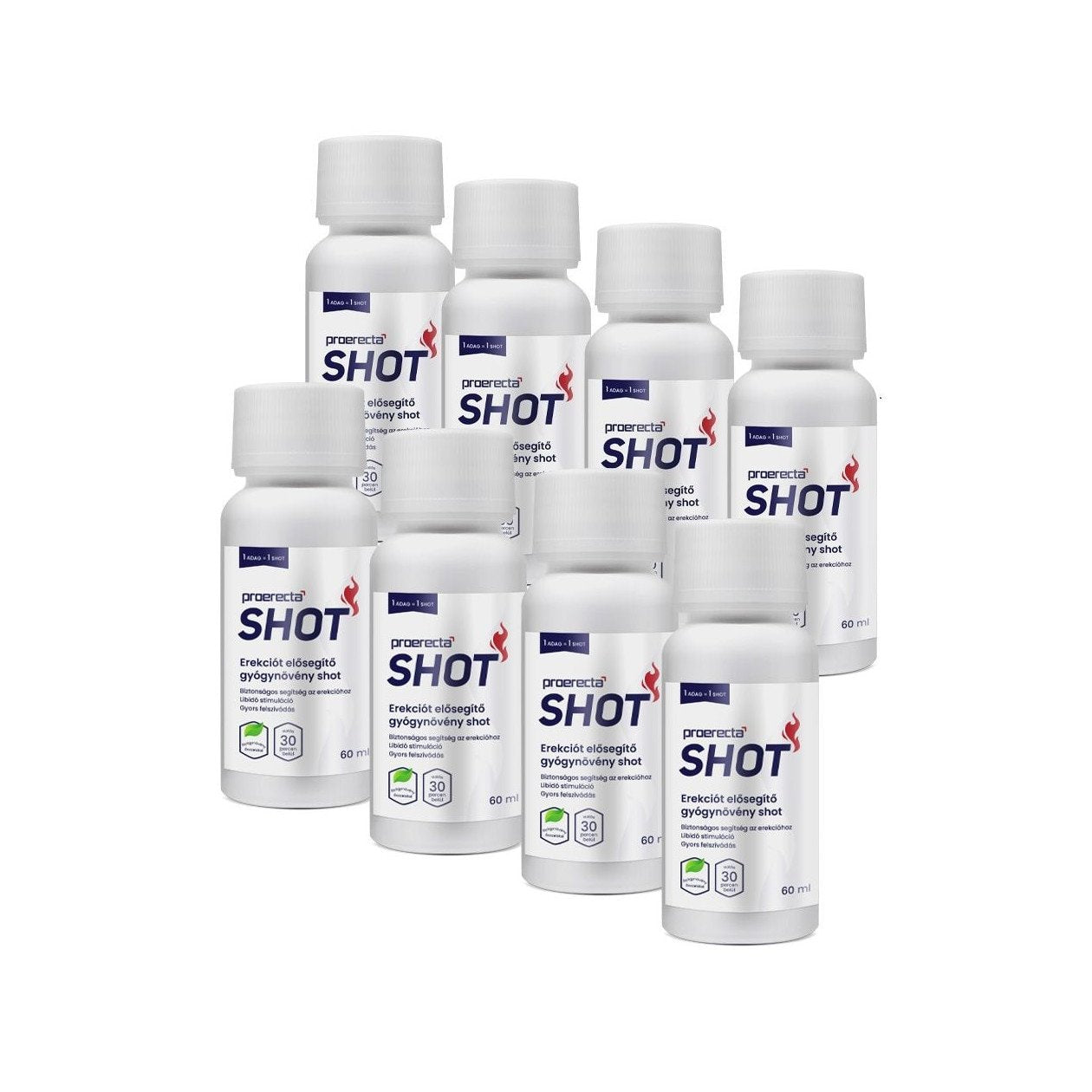Proerecta Shot 8 x 60 ml buteliukai