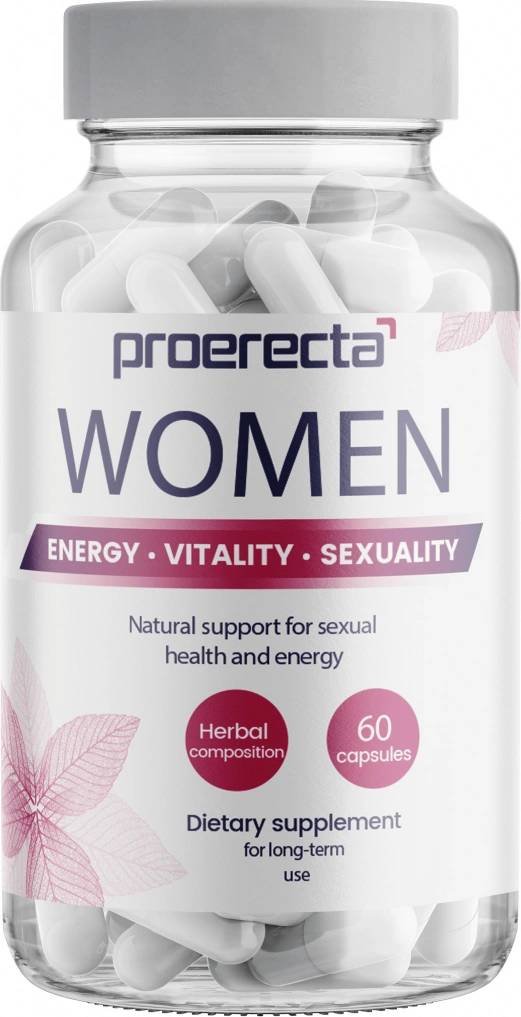 Proerecta WOMAN, 60 caps kaina