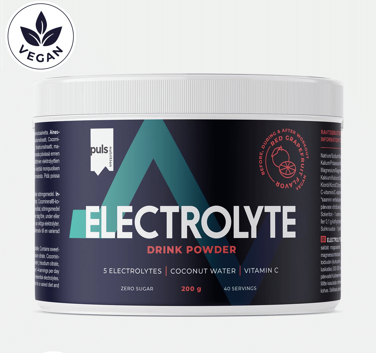 Puls Nutrition Electrolyte 200 g kaina