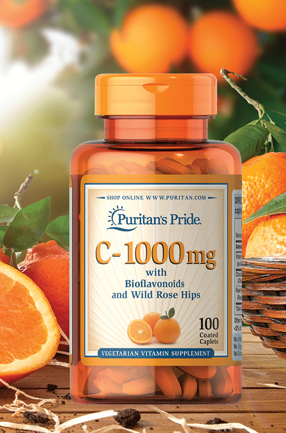 Puritan_s_Pride_Vitamin_C-1000_mg_Complex_with_Bioflavonoids___Rose_Hips__100_Coated_Caplets_kaina-akcija