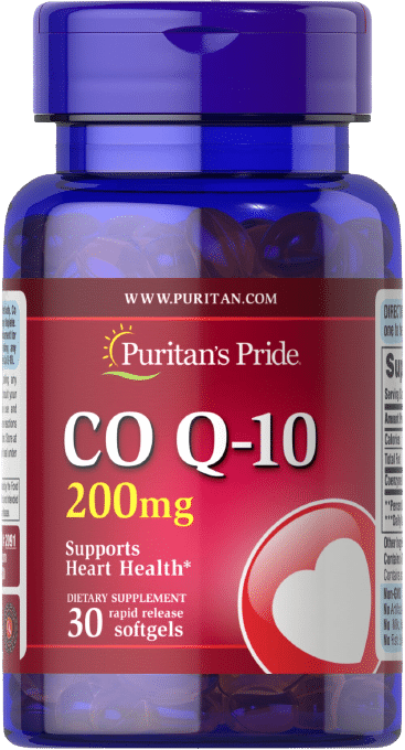 Puritans-Pride-Coenzyme-Q10-200mg-30-softgels-kaina