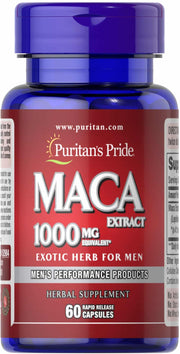 Puritan's pride Maca Extract 1000mg - 60 caps. kaina