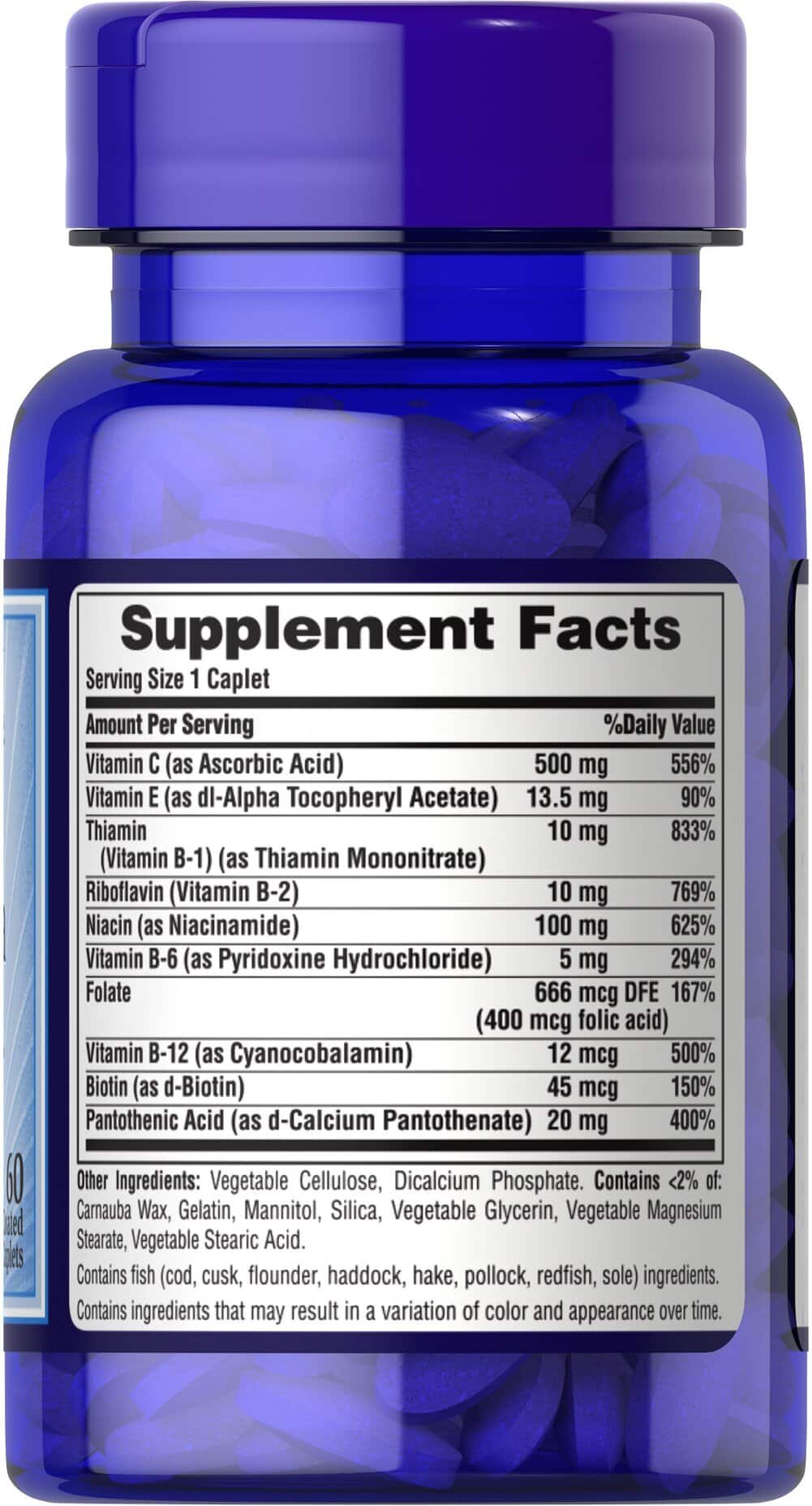 Puritan's Pride Stress Formula - 60 tabs. sudetis