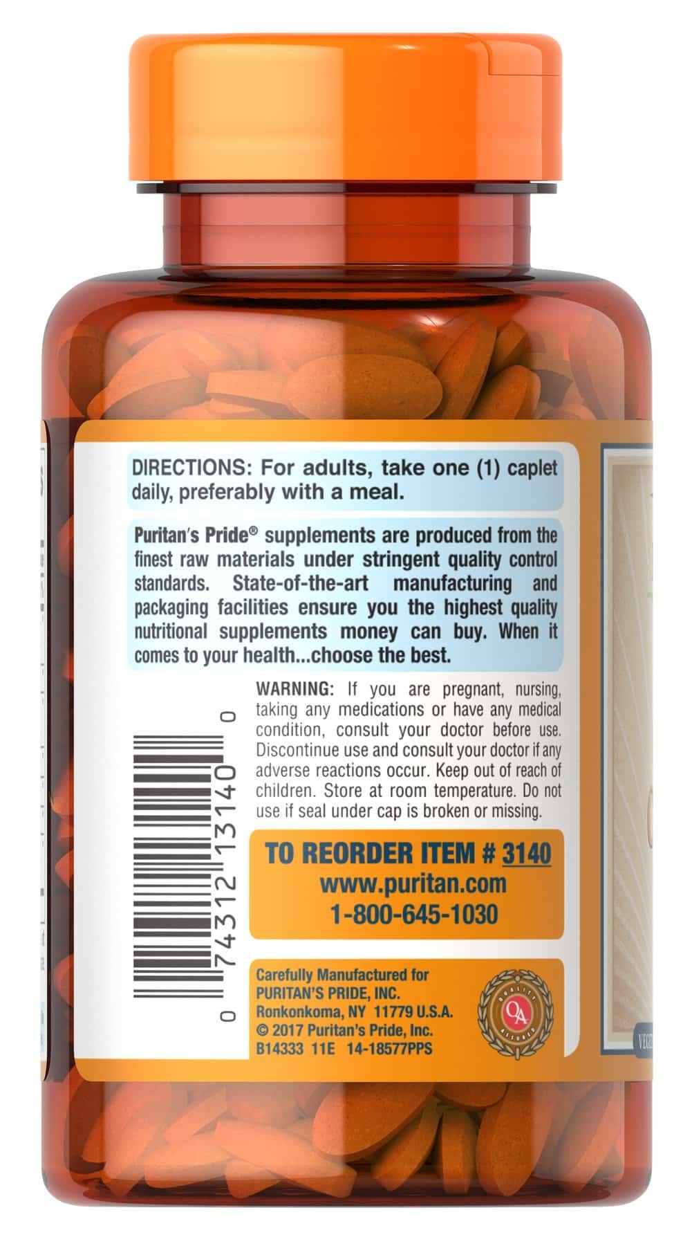 Puritan's Pride Super C 1000 Complex 100 Coated Caplets vartojimas