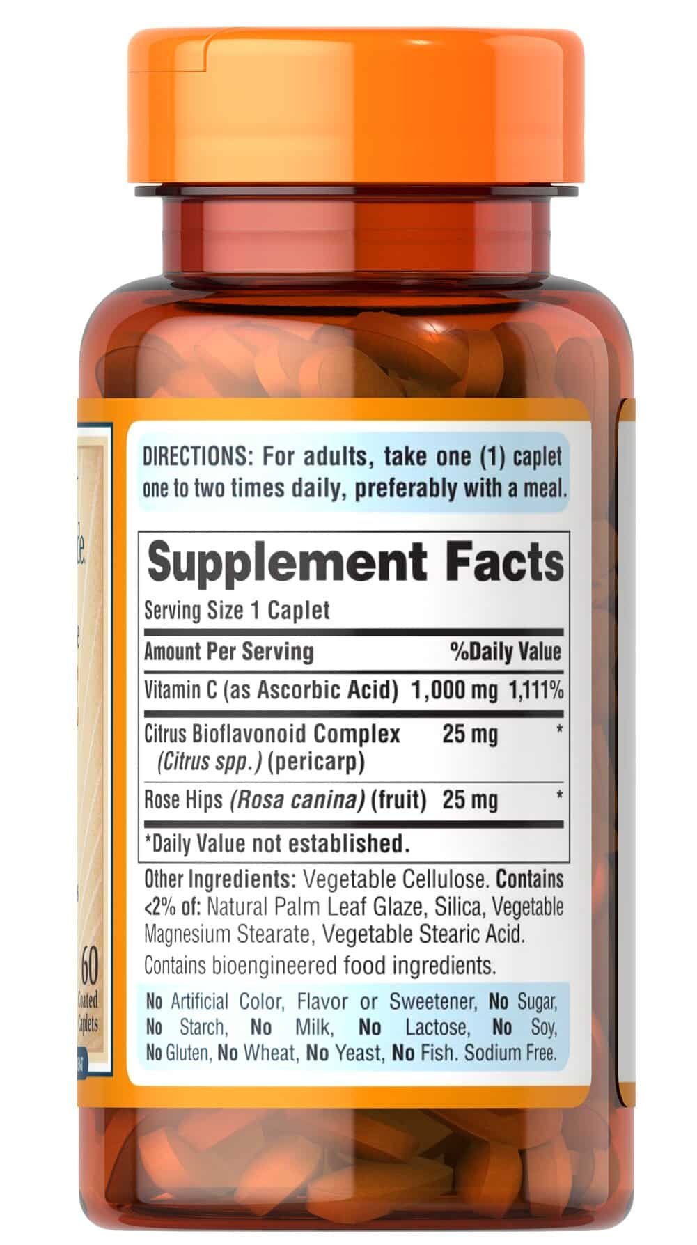 Puritan's Pride Timed Release C - Time 1000 Complex 60 coated caplets sudetis