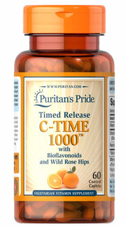 Puritan's Pride Timed Release C - Time 1000 Complex 60 coated caplets