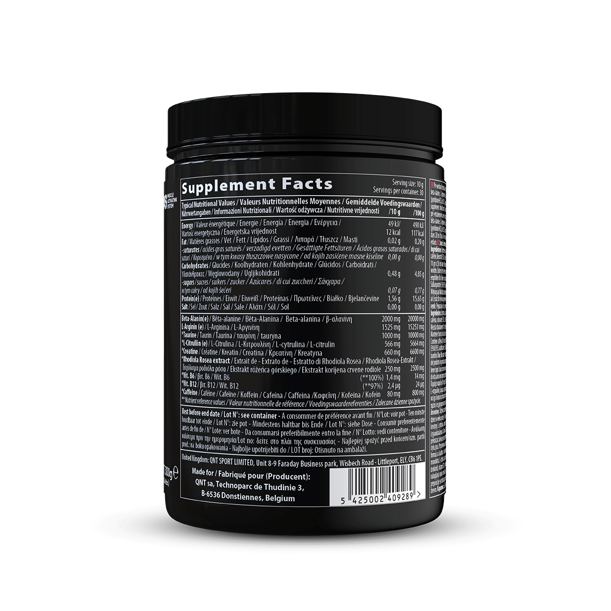 QNT Hydravol 300g - Lemon Lime 2