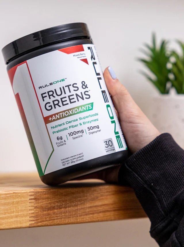 R1 RUITS & GREENS + antioxidant complex kaina