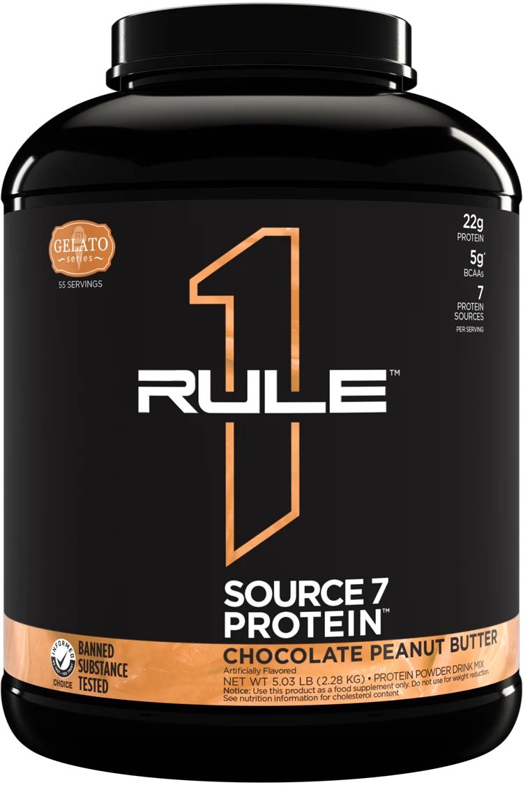 Rule One Source7 Protein - 2280 grams chocolate peanut butter