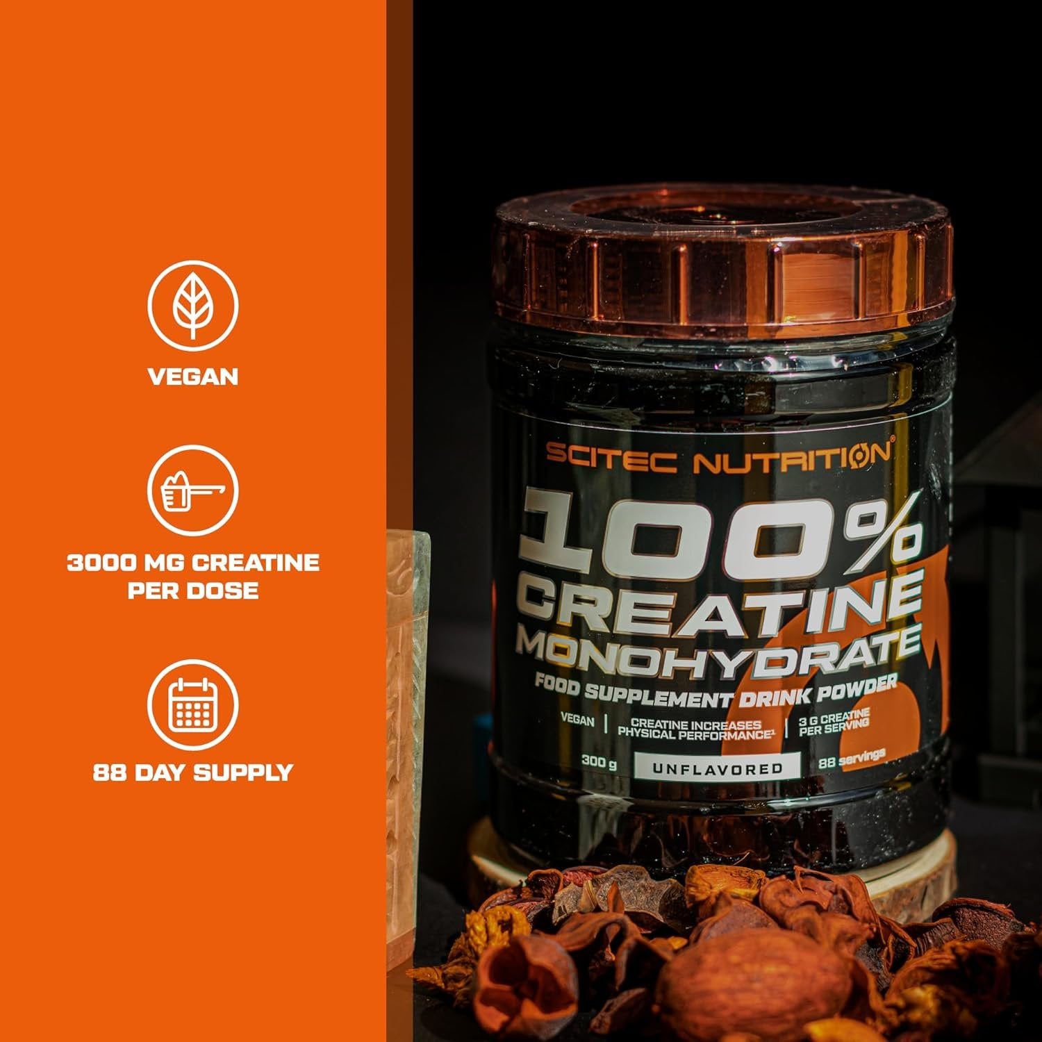 scitec 100 % creatine faktai