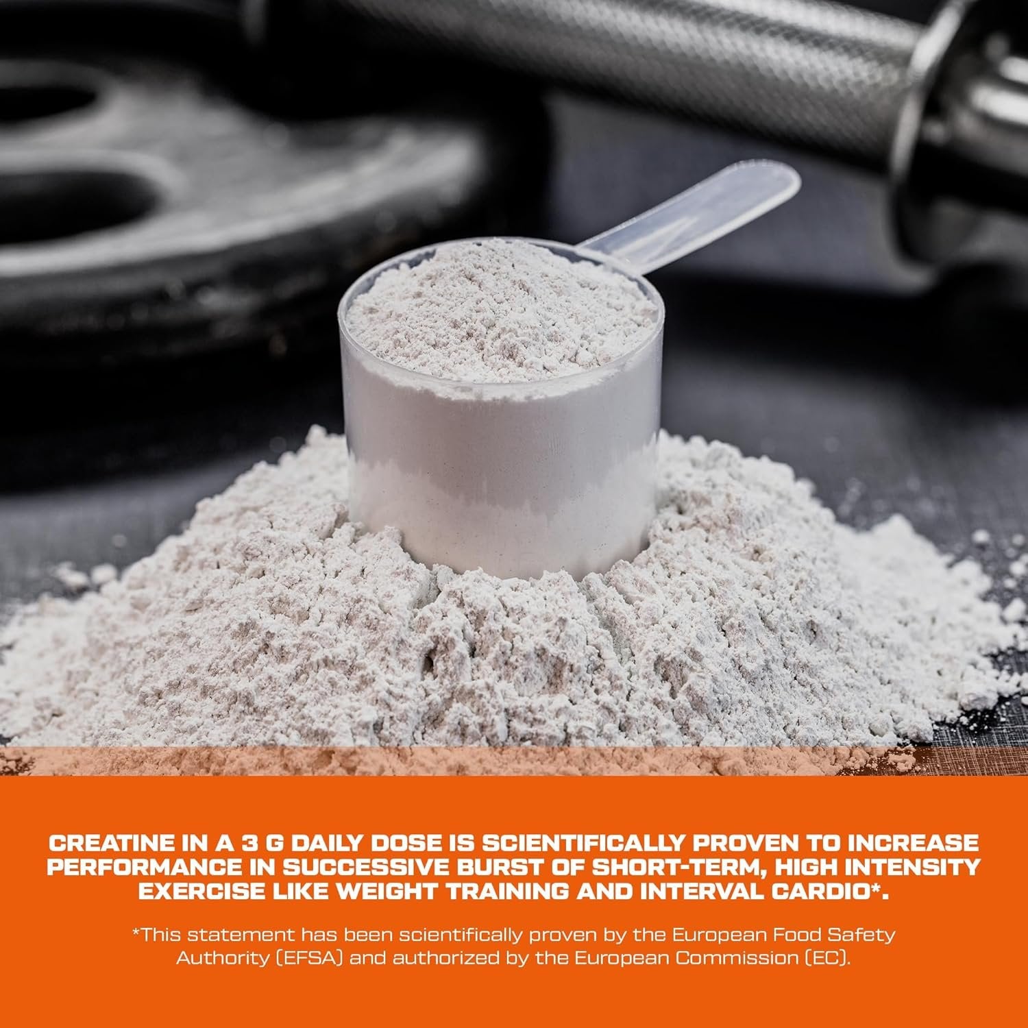 scitec 100 % creatine scoop