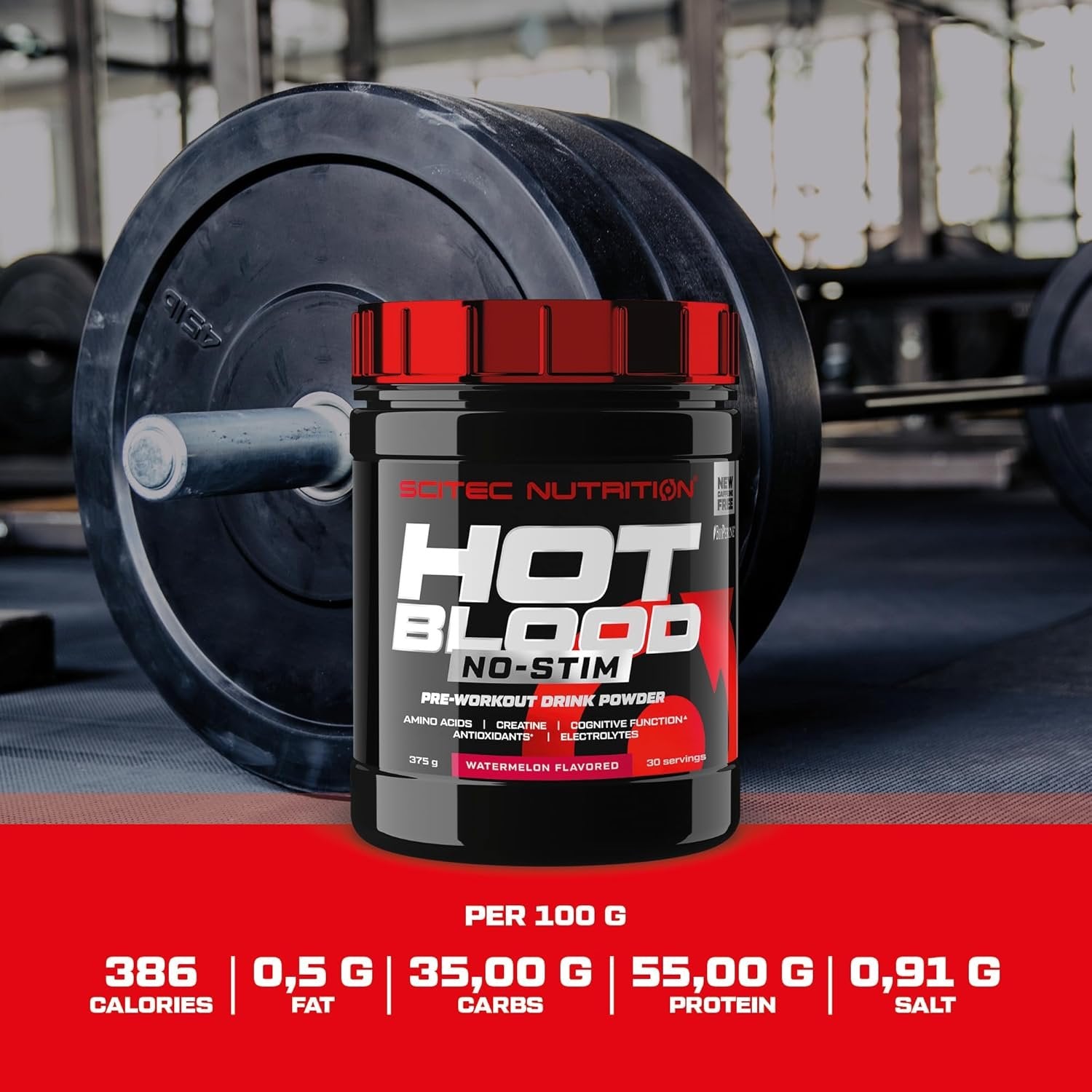 Scitec HOT Blood No-Stim 375g faktai