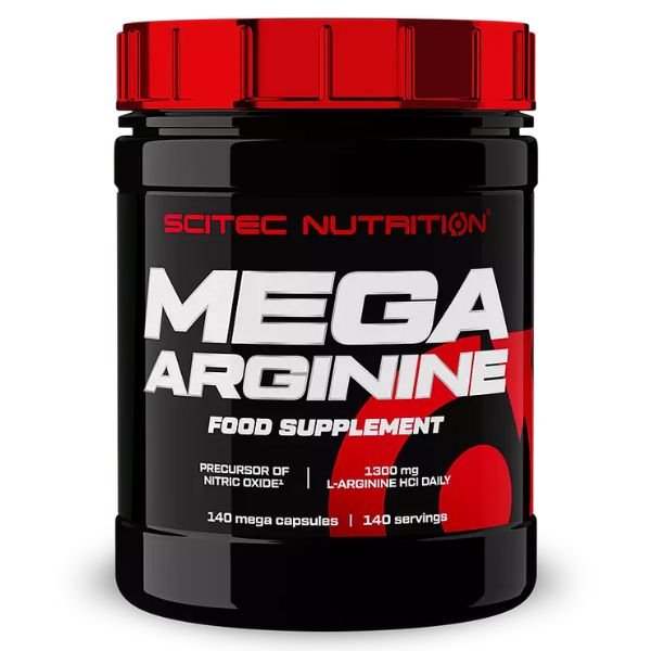 Scitec Mega Arginine 140 caps kaina