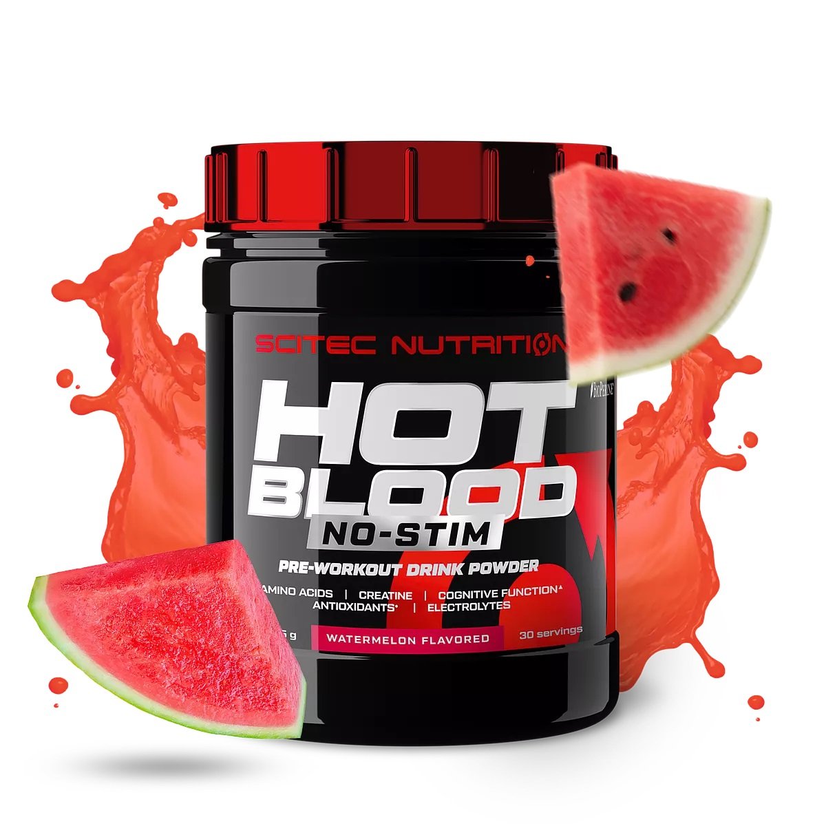 Scitec Nutrition Hot Blood No-Stim– 375 g arbuzas pirkti