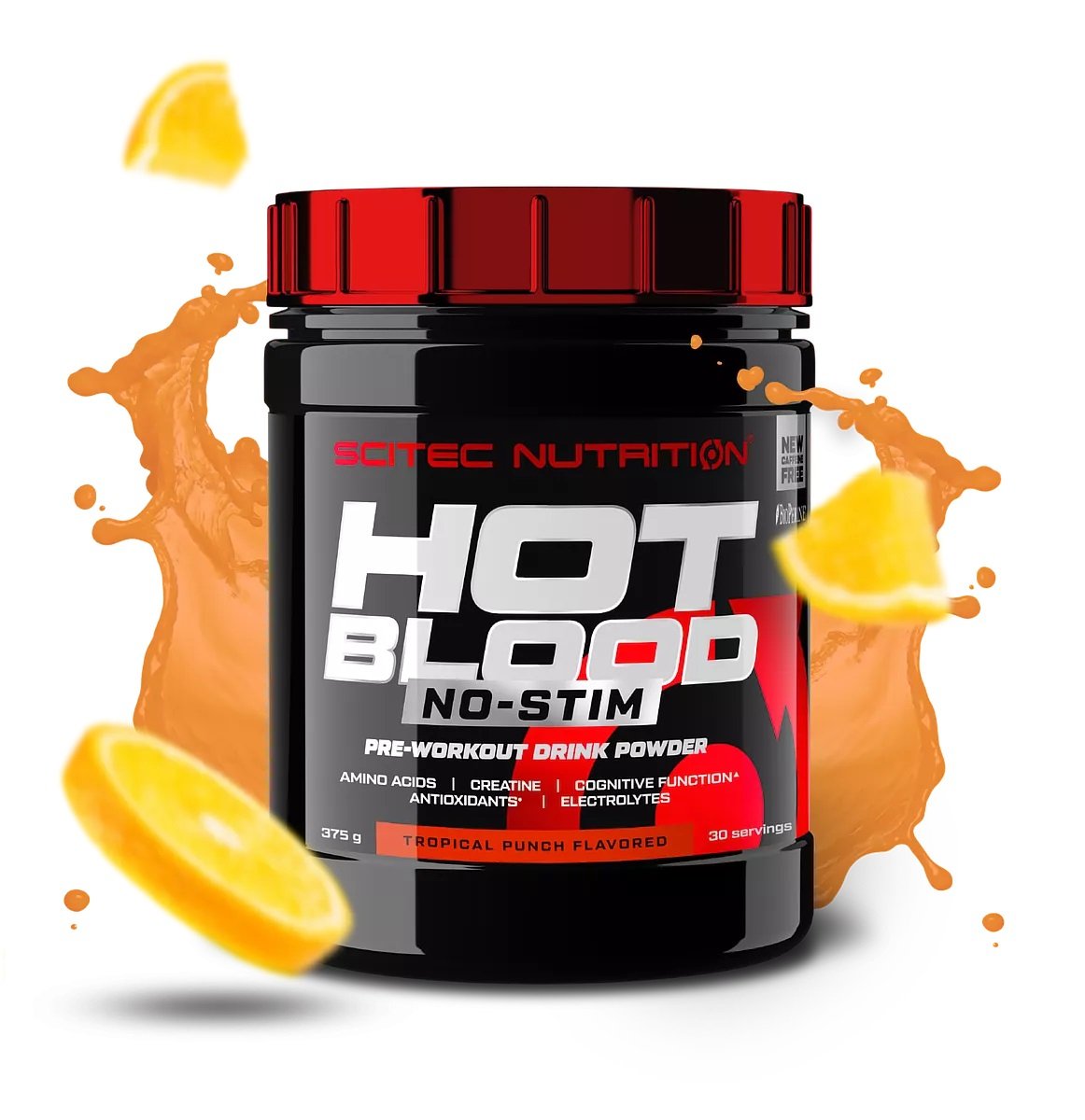 Scitec Nutrition Hot Blood No-Stim– 375 g kaina