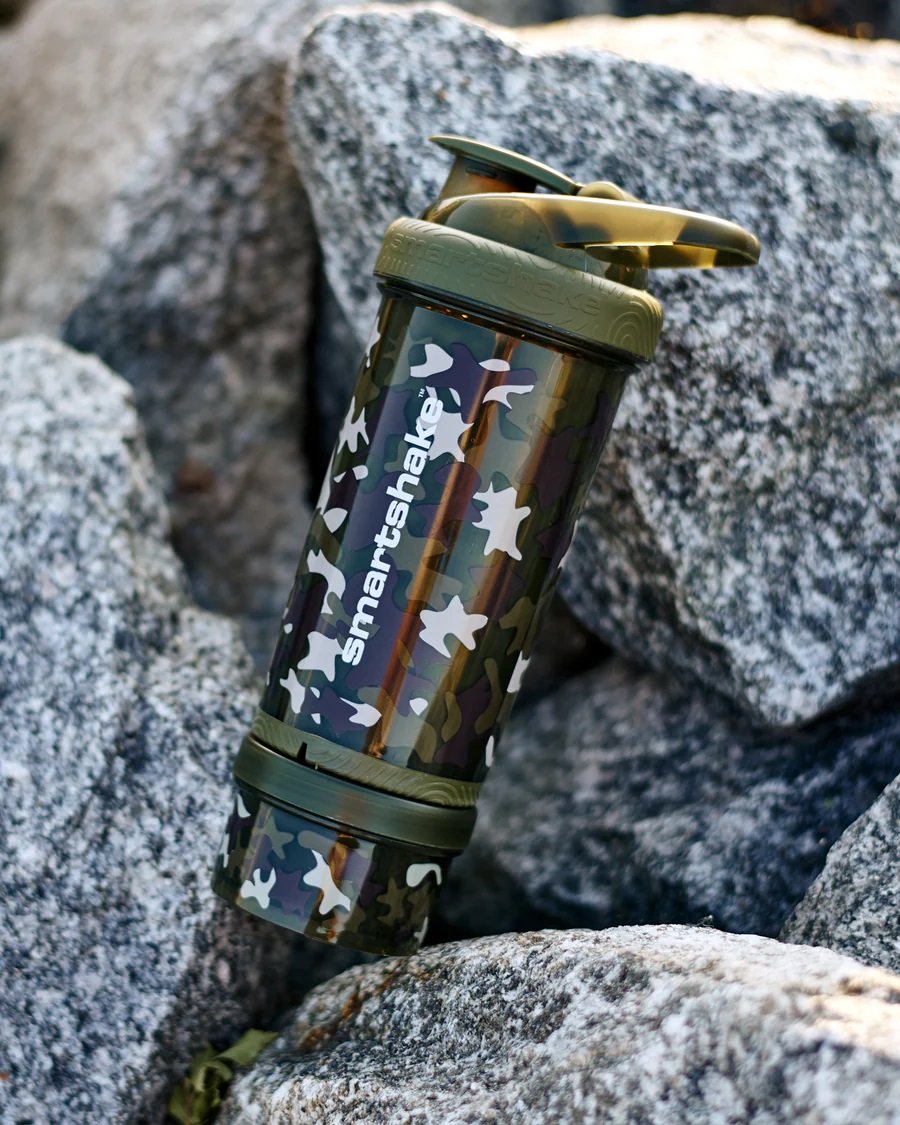 SmartShake Revive Series, Camo Green- 750 ml. vartojimas