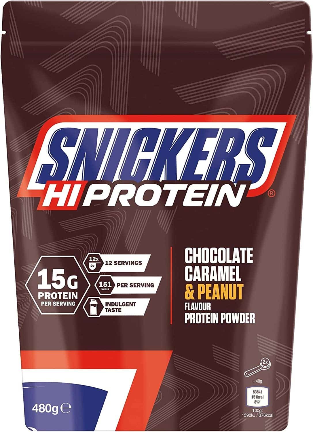 Snickers Protein Powder 480g kaina akcija