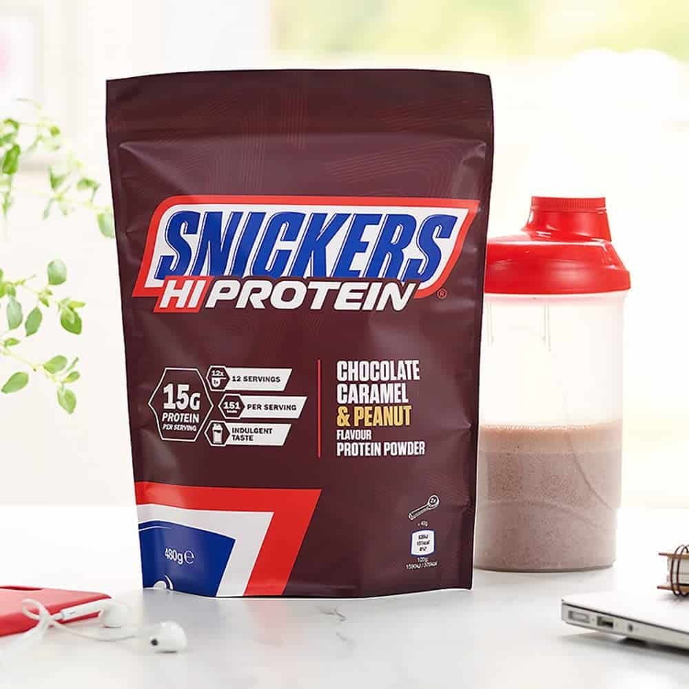 Snickers Protein Powder 480g naudojimas