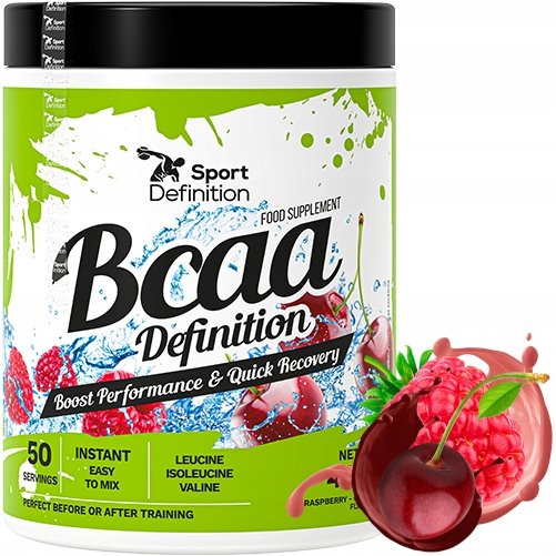 Sport Definition BCAA DEFINITION 465g JAR RASPBERRY-CHERRY kaina