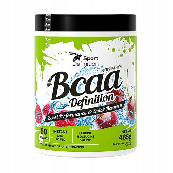 Sport Definition BCAA DEFINITION 465g JAR RASPBERRY-CHERRY pirkti