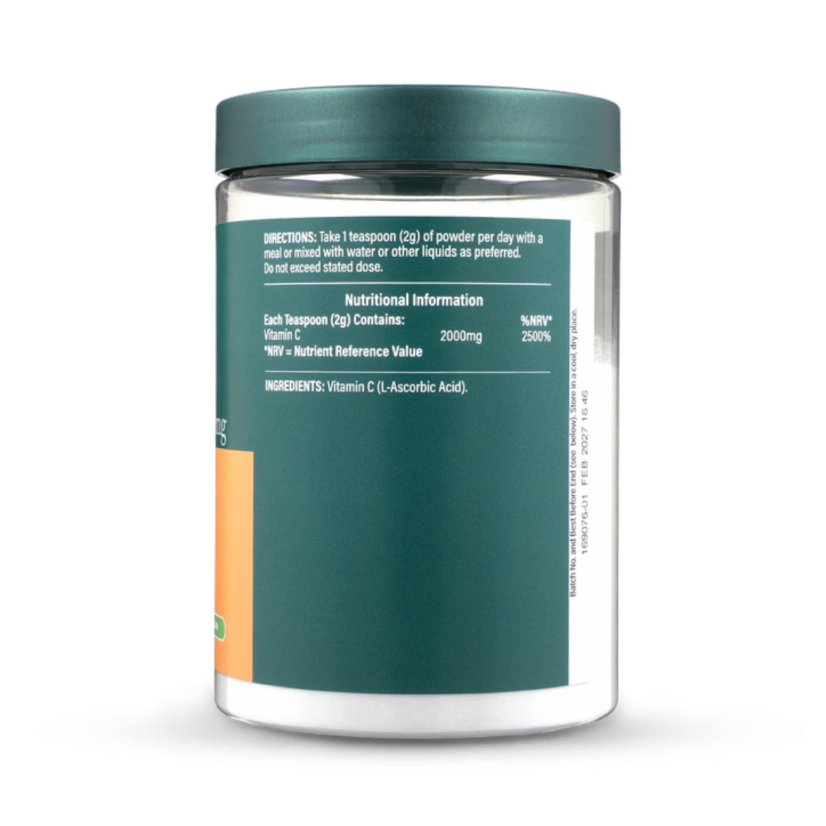 Holland & Barrett Max Strength Vitamin C Powder 2000 mg – 567 g