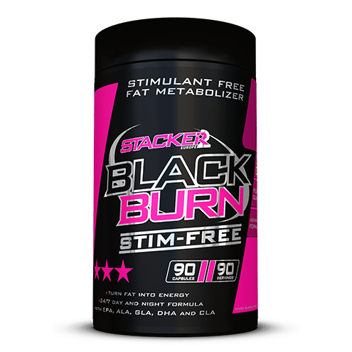 Stacker2 Europe Black Burn STIM-Free - 90 caps
