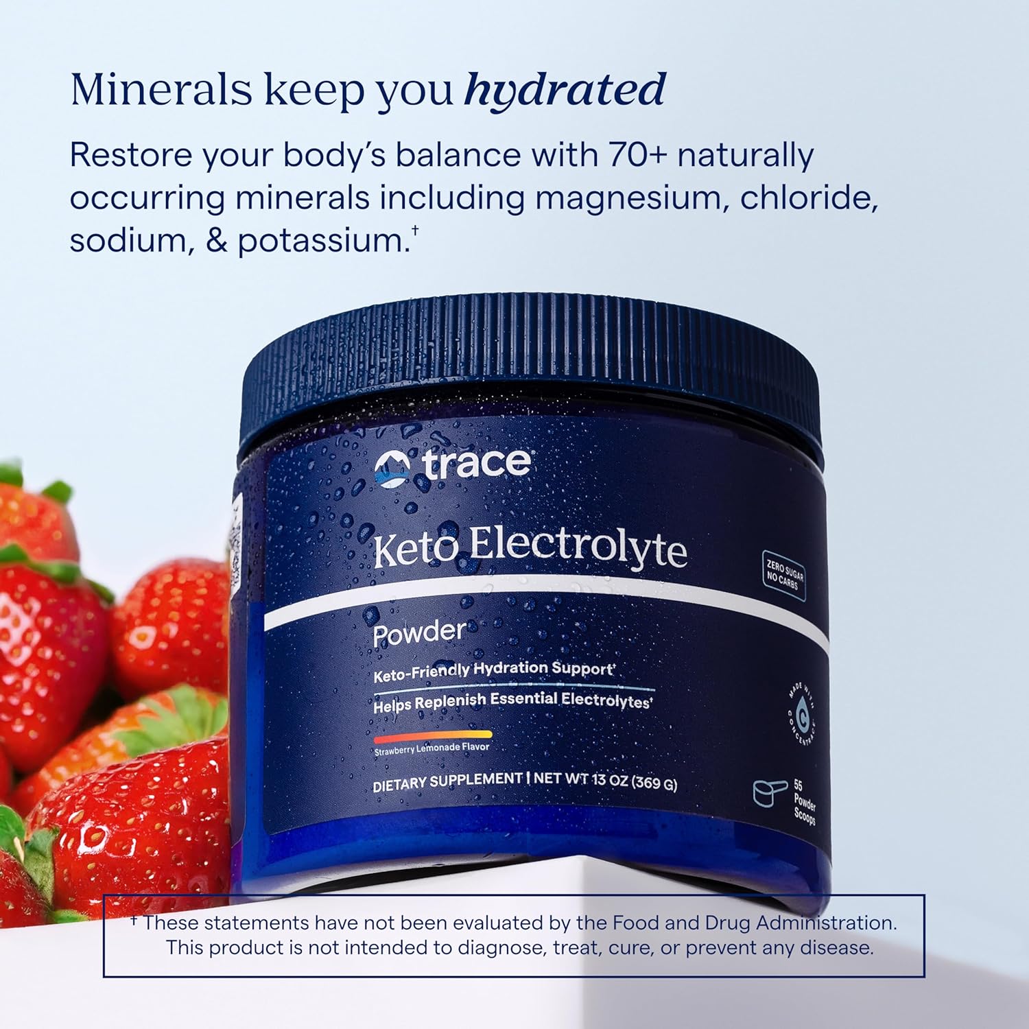 Trace Minerals Keto elektrolüüdi pulber (330-369g)