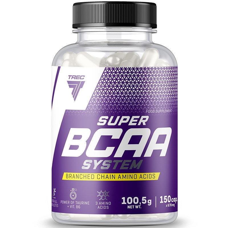 SUPER BCAA SYSTEM - 150 CAP kaina