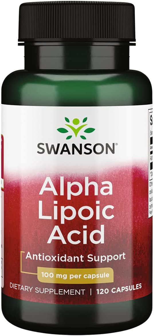 Swanson Alpha Lipoic Acid ALA 100 mg 120 caps kaina