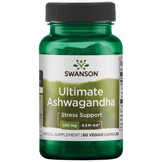 Swanson Ashwagandha KSM-66 250mg 60caps