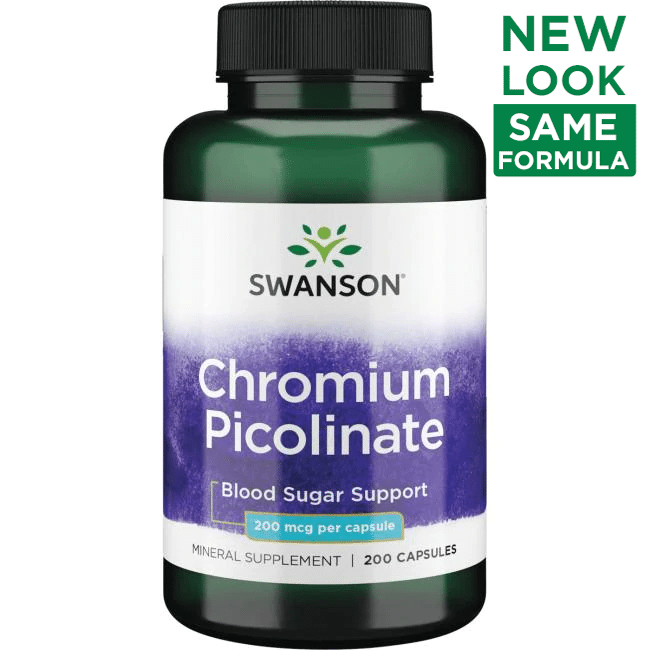 Swanson Chromium Picolinate 200mcg 200 kaps
