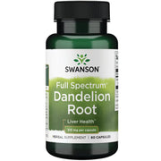 Swanson Dandelion Root 515mg 60 caps kaina