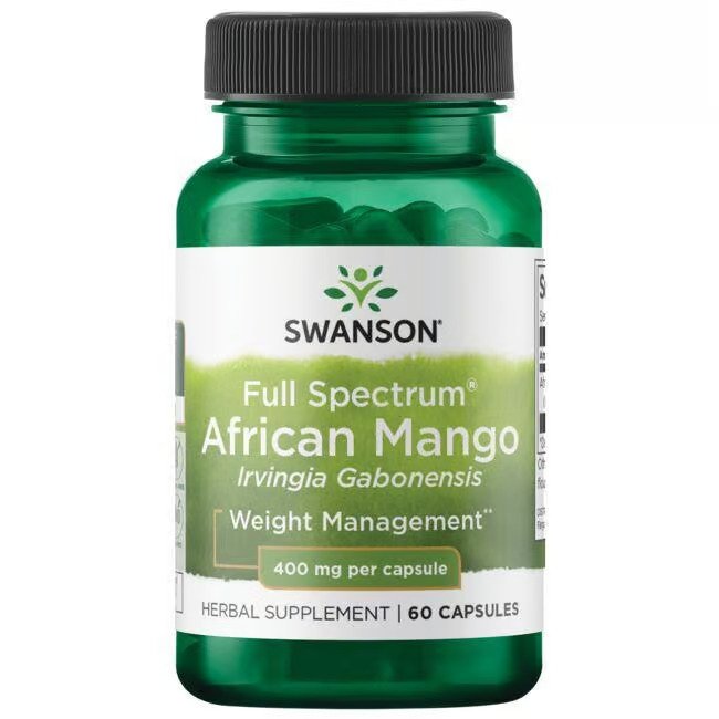 Swanson Full Spectrum African Mango Irvingia Gabonensis 400 mg kaina