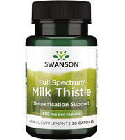 Swanson Full Spectrum Milk Thistle 500mg 30 caps didelis