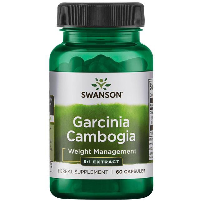 Swanson Garcinia Cambogia 5 1 Extract, 80mg - 60 caps kaina akcija