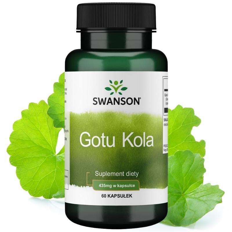 Swanson Gotu Kola, 435 mg, 60 kap kaina