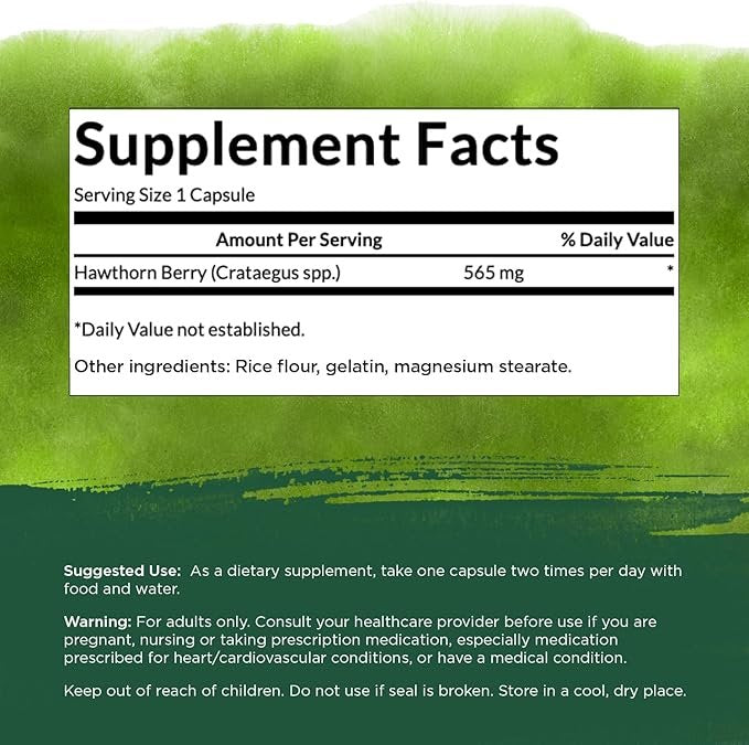 Swanson Hawthorn Berry 565mg 250 caps sudetis