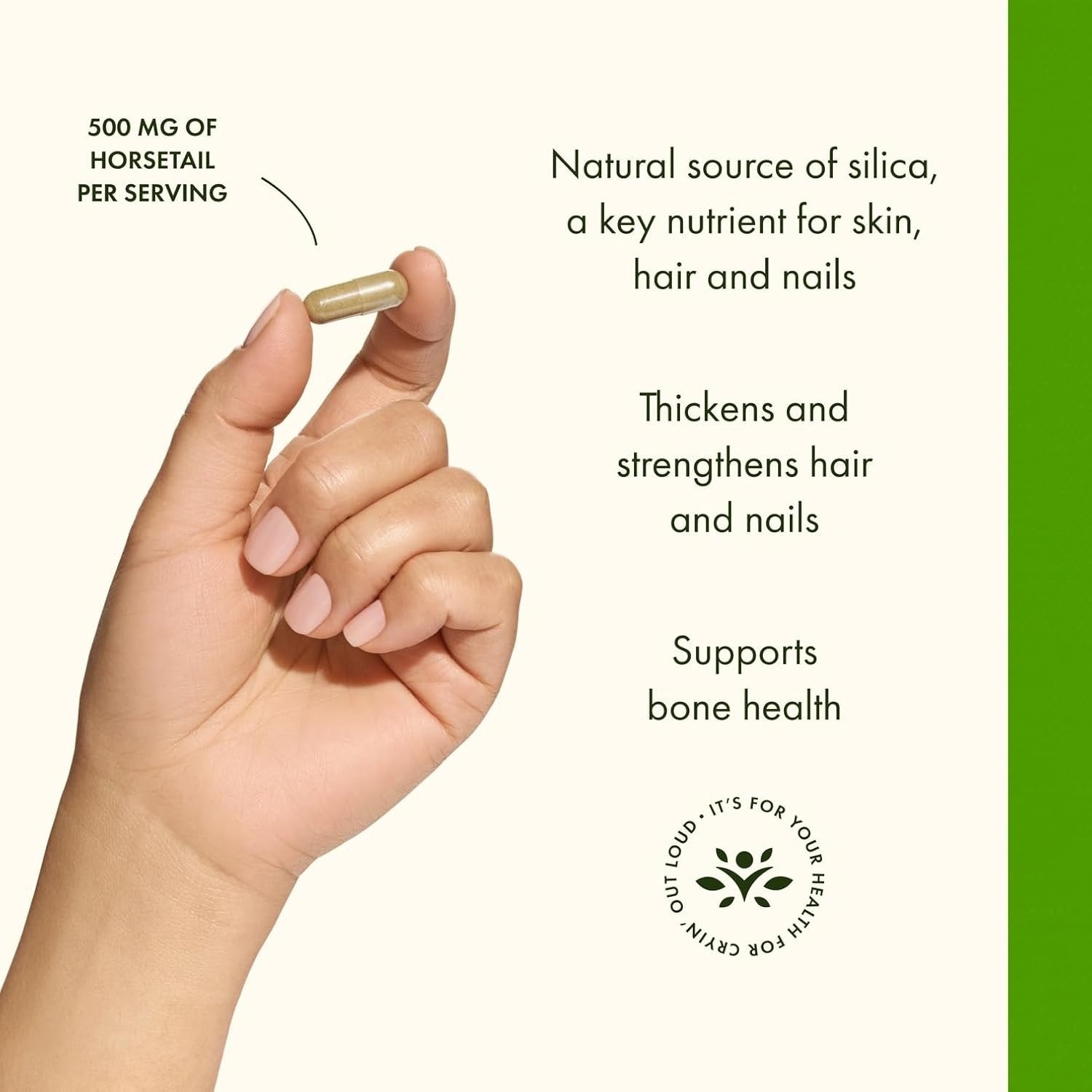 Swanson Horsetail, 500mg – 90 caps nauda