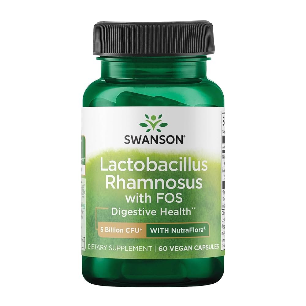 Swanson Lactobacillus Rhamnosus, 60 kapsulių kaina