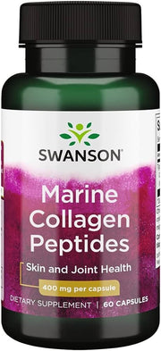 Swanson Marine Collagen peptides 60 caps kaina