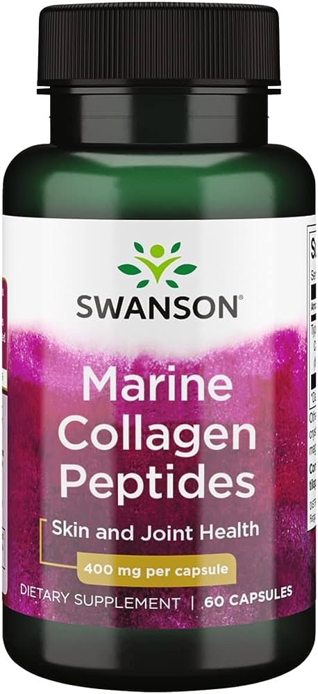Swanson Marine Collagen peptides 60 caps kaina