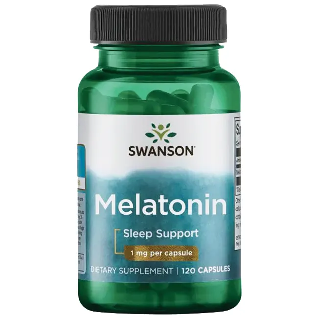 Swanson Melatonin 1 mg 120caps kaina akcija