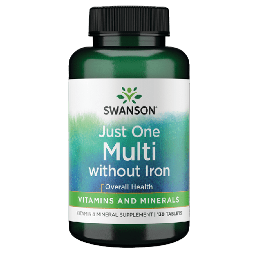 Swanson Multi Without Iron - Century Formula 130 Tablets kaina