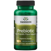 Swanson Prebiotic Friendly Flora Support 60 veggie caps kaina
