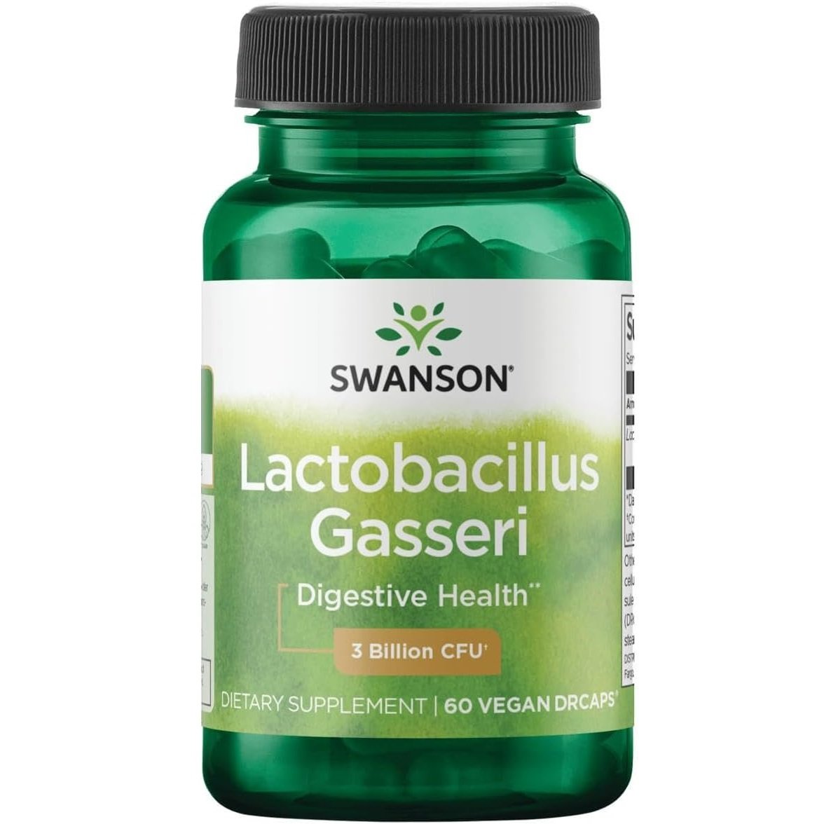 Swanson Probiotics Lactobacillus Gasseri 3 Billion CFU 60 Capsules kaina