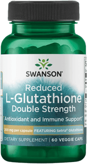 Swanson Reduced Glutathione Double Strength 60 vcaps kaina akcija